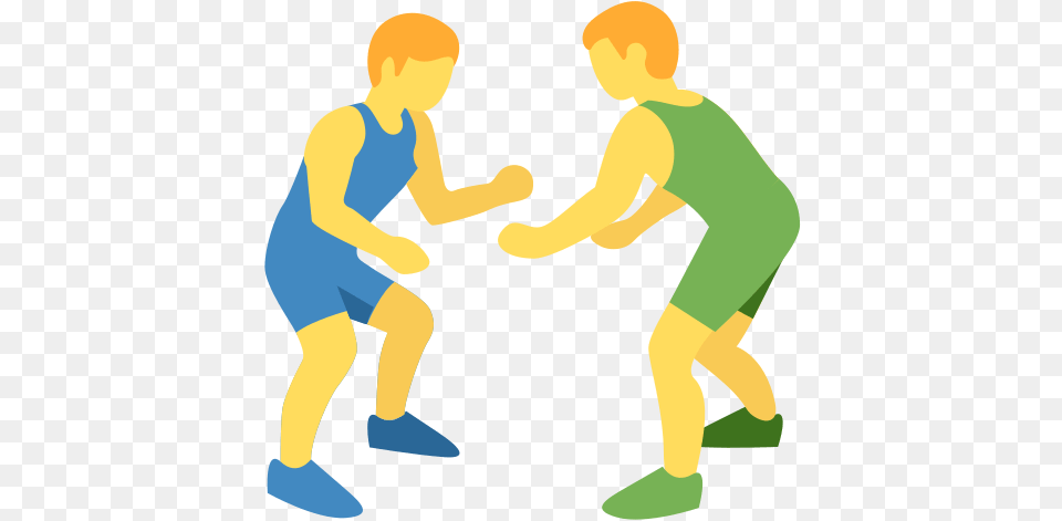 Men Wrestling Emoji Meaning With Pictures From A To Z People Wrestling Emoji, Baby, Person, Clothing, Footwear Png Image