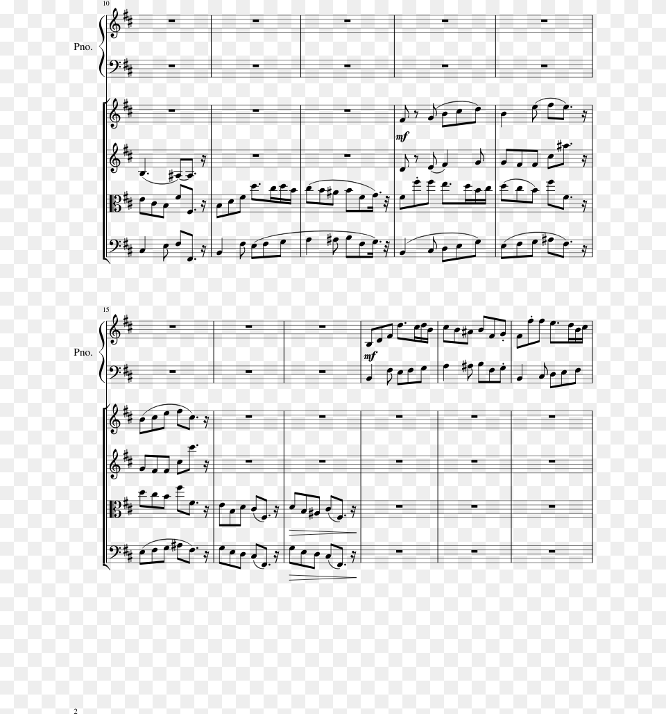 Menacing Minor Sheet Music Composed By Mwb 2 Of 8 Pages Evangelisches Gesangbuch, Gray Free Transparent Png