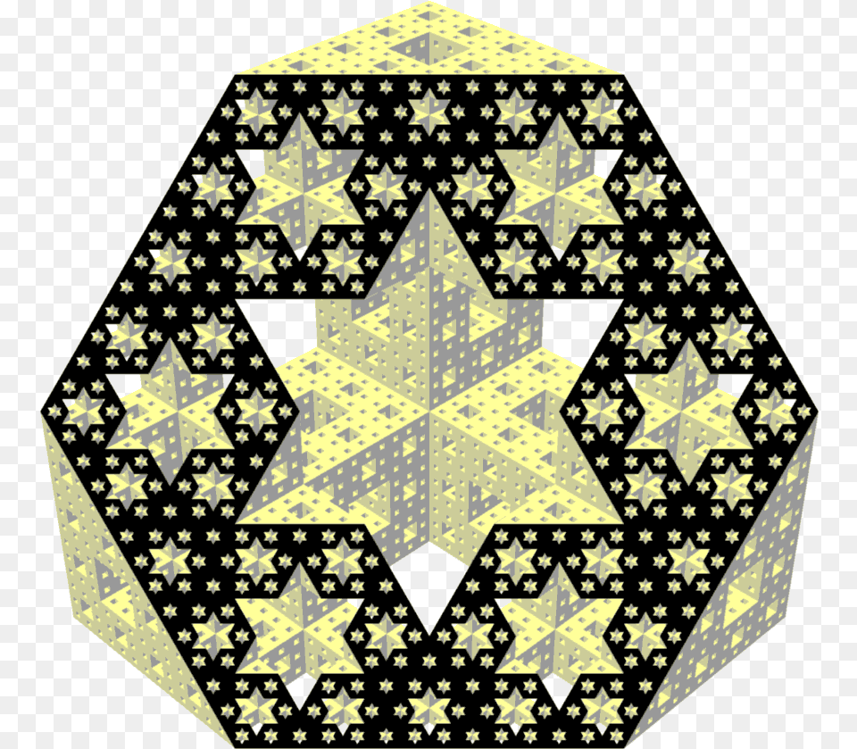 Menger Sponge Diagonal Section Menger Sponge Cross Section, Flag, Pattern, Outdoors, Nature Png Image