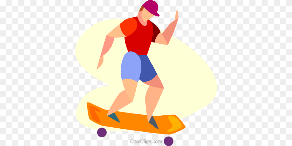 Menino De Skate Boarding Livre De Direitos Vetores Clip Art, Water, Nature, Outdoors, Sea Waves Free Transparent Png