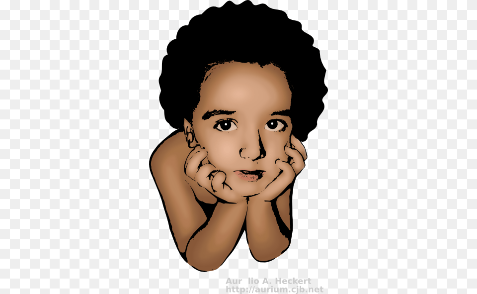 Menino Pensando Clip Art, Body Part, Face, Finger, Hand Free Png Download