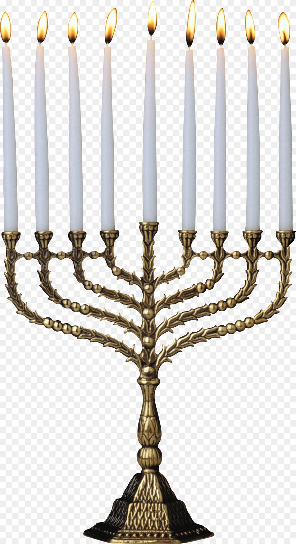 Menora Candle, Festival, Hanukkah Menorah, Candlestick Free Png Download