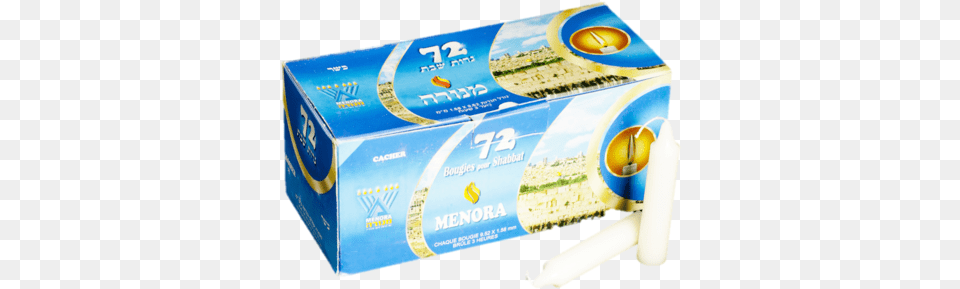 Menora Shabbat Candles 72class Box, Plastic Wrap, Tape Free Transparent Png