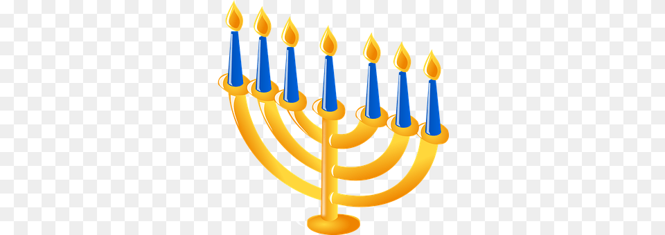 Menorah Festival, Hanukkah Menorah, Candle Png Image