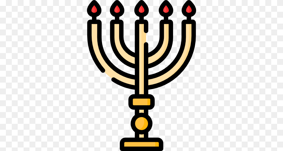 Menorah, Festival, Hanukkah Menorah, Candle Png Image