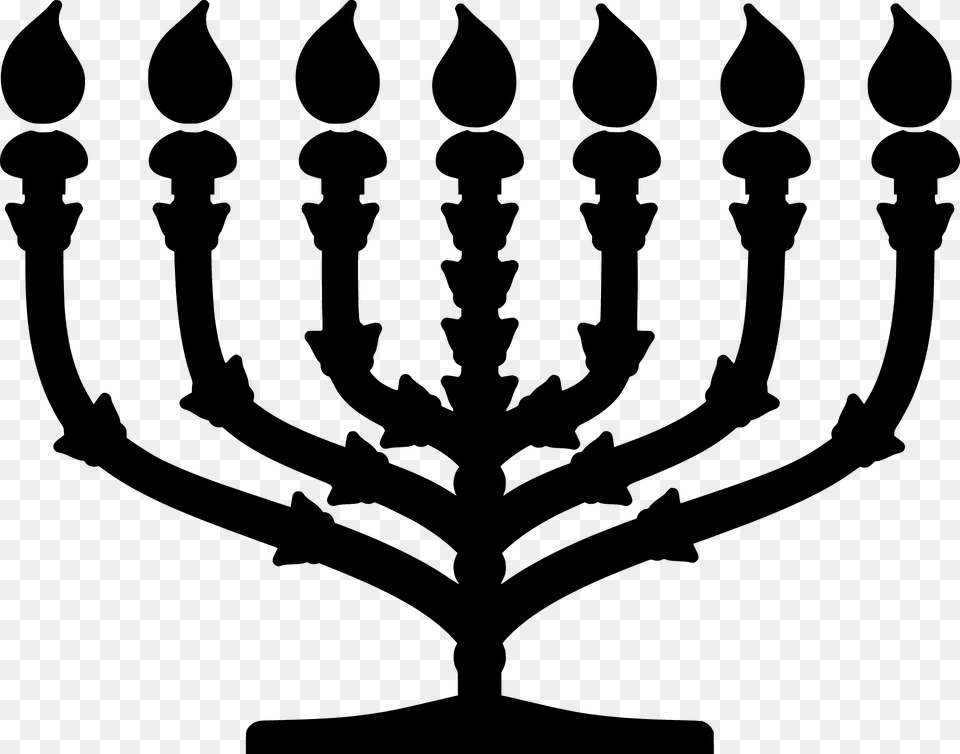 Menorah Candelabra Silhouette, Chess, Game, Candle Free Transparent Png