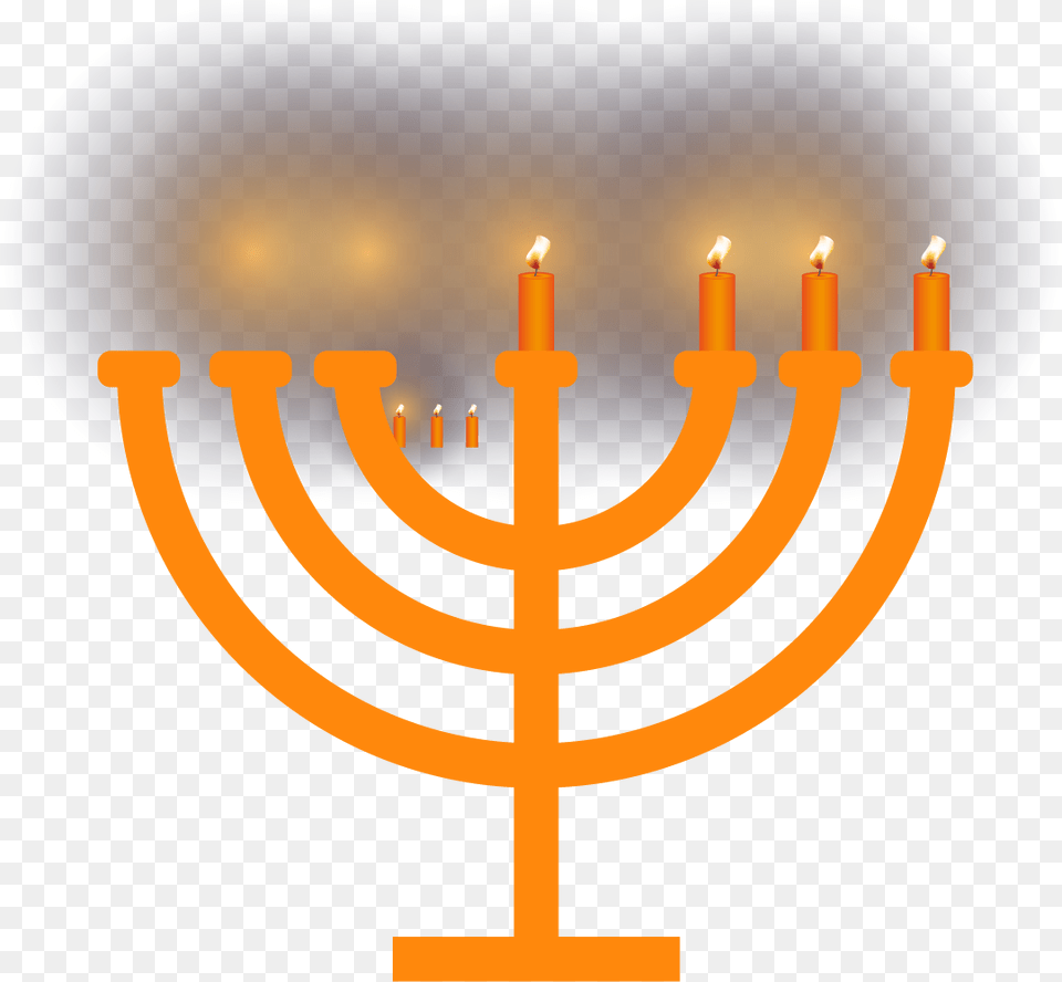 Menorah Candle Clip Art Twisted Messianic, Festival, Hanukkah Menorah Free Transparent Png