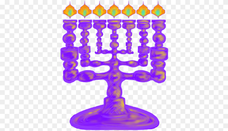 Menorah Clipart Purple, Chandelier, Lamp, Candle Png