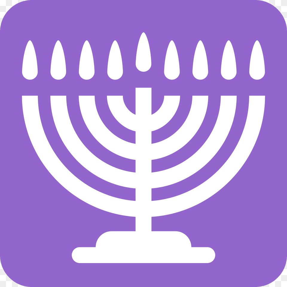 Menorah Emoji Clipart, Candle Free Png