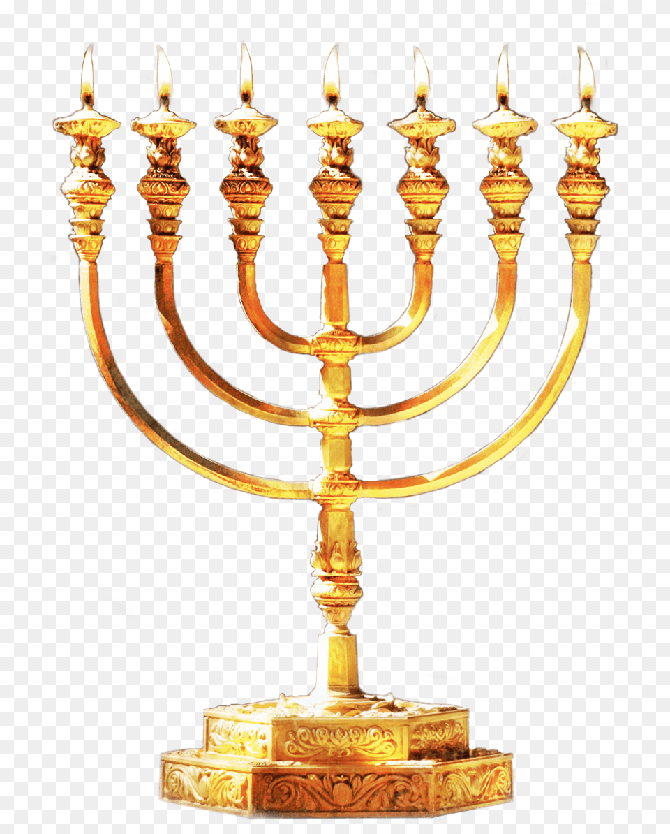 Menorah Gold Judaism Menorah Transparent Back Ground, Festival, Hanukkah Menorah, Candle Png