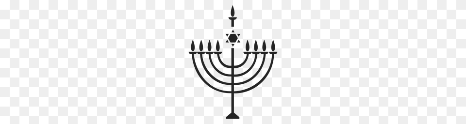 Menorah Religion Symbols Jewdish, Festival, Hanukkah Menorah, Chandelier, Lamp Free Png Download