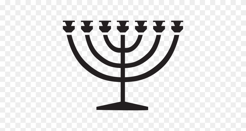 Menorah Religion Symbols Jewdish, Candle, Festival, Hanukkah Menorah Png Image