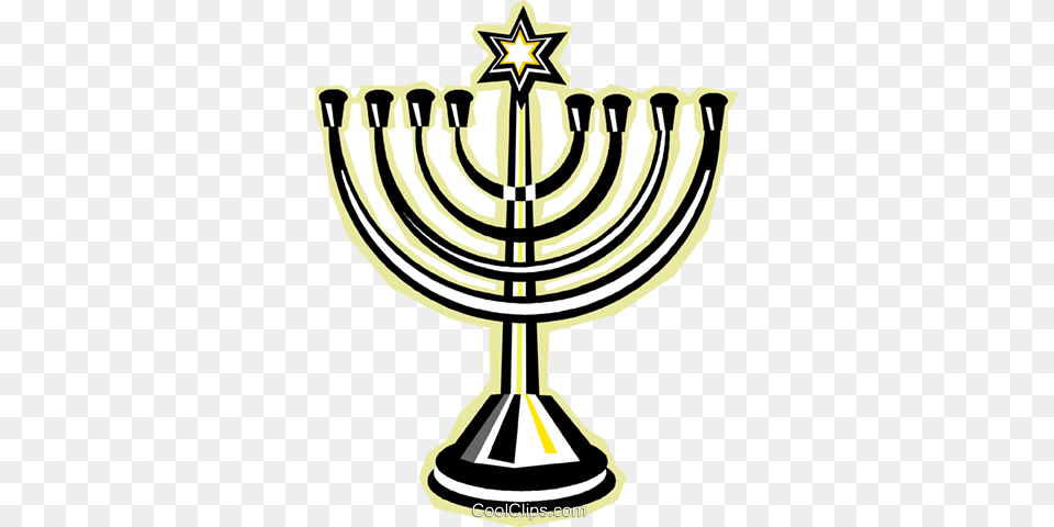 Menorah Royalty Free Vector Clip Art Illustration, Festival, Hanukkah Menorah Png Image