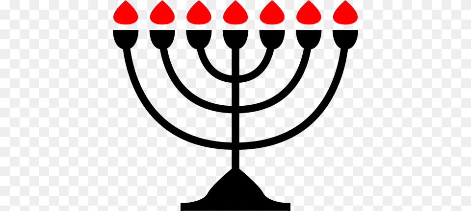 Menorah Vector Silhouette, Lighting, Flower, Petal, Plant Free Png