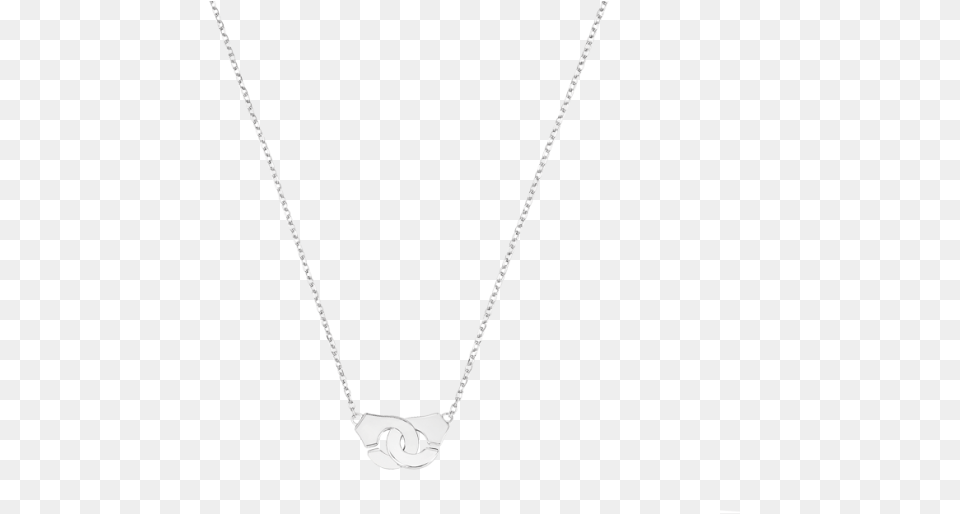 Menottes Dinh Van R8 Necklace White Gold Prix, Accessories, Jewelry, Pendant, Diamond Free Png Download