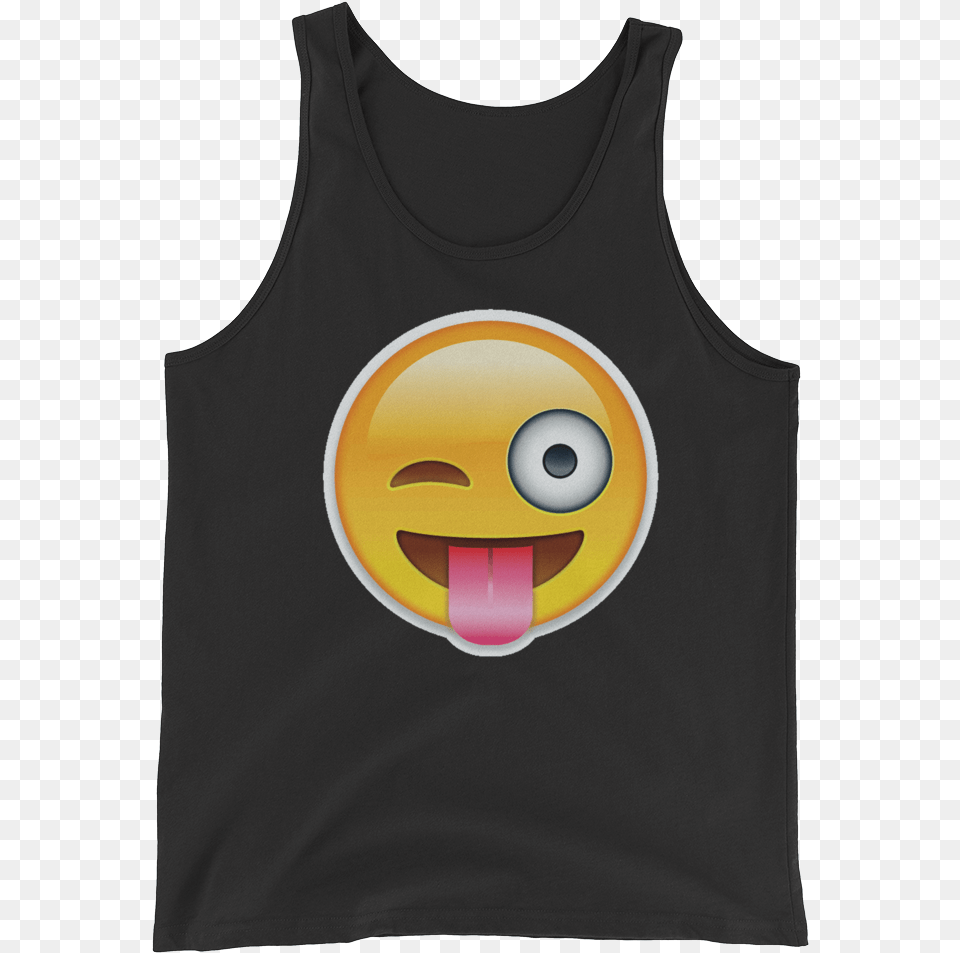 Menquots Emoji Tank Top Emoji, Clothing, Tank Top, Person Free Transparent Png