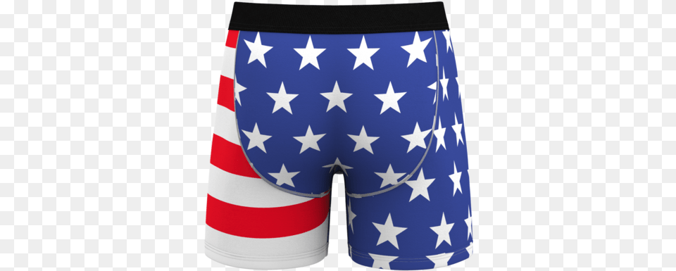 Mens Ball Hammock Usa Ball Pouch Underwearitemprop Flag Of The United States, Clothing, Shorts, Swimming Trunks Free Transparent Png