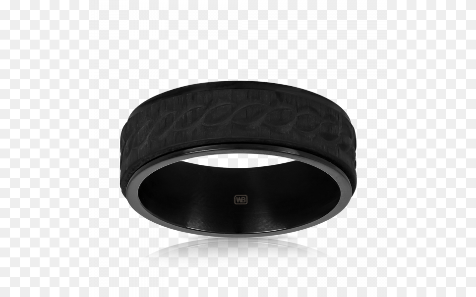 Mens Black Tone Ring Made In Stainless Steel And Carbon Fiber Size Q, Tire, Accessories, Disk Png Image