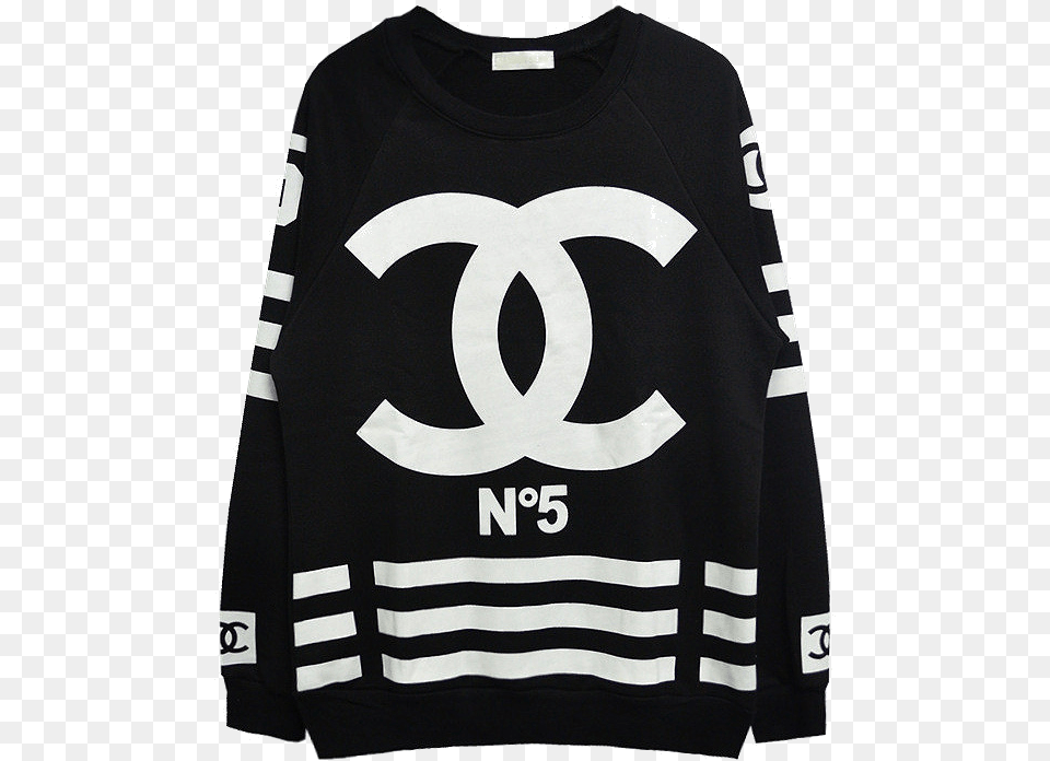 Mens Chanel Long Sleeve, Clothing, Knitwear, Long Sleeve, Sweater Free Png Download