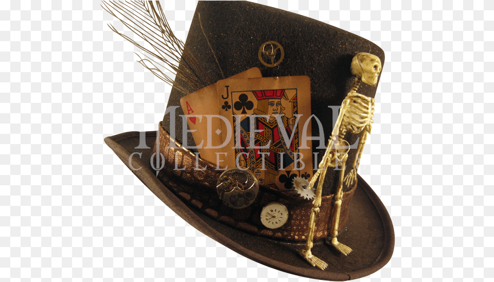 Mens Deathly Steampunk Top Hat Voodoo Top Hats, Clothing Png