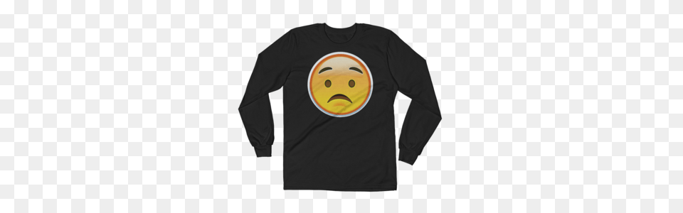 Mens Emoji Long Sleeve T Shirt, Clothing, Long Sleeve, T-shirt Free Png Download