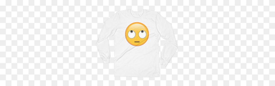 Mens Emoji Long Sleeve T Shirt, Clothing, Long Sleeve, T-shirt Free Png Download