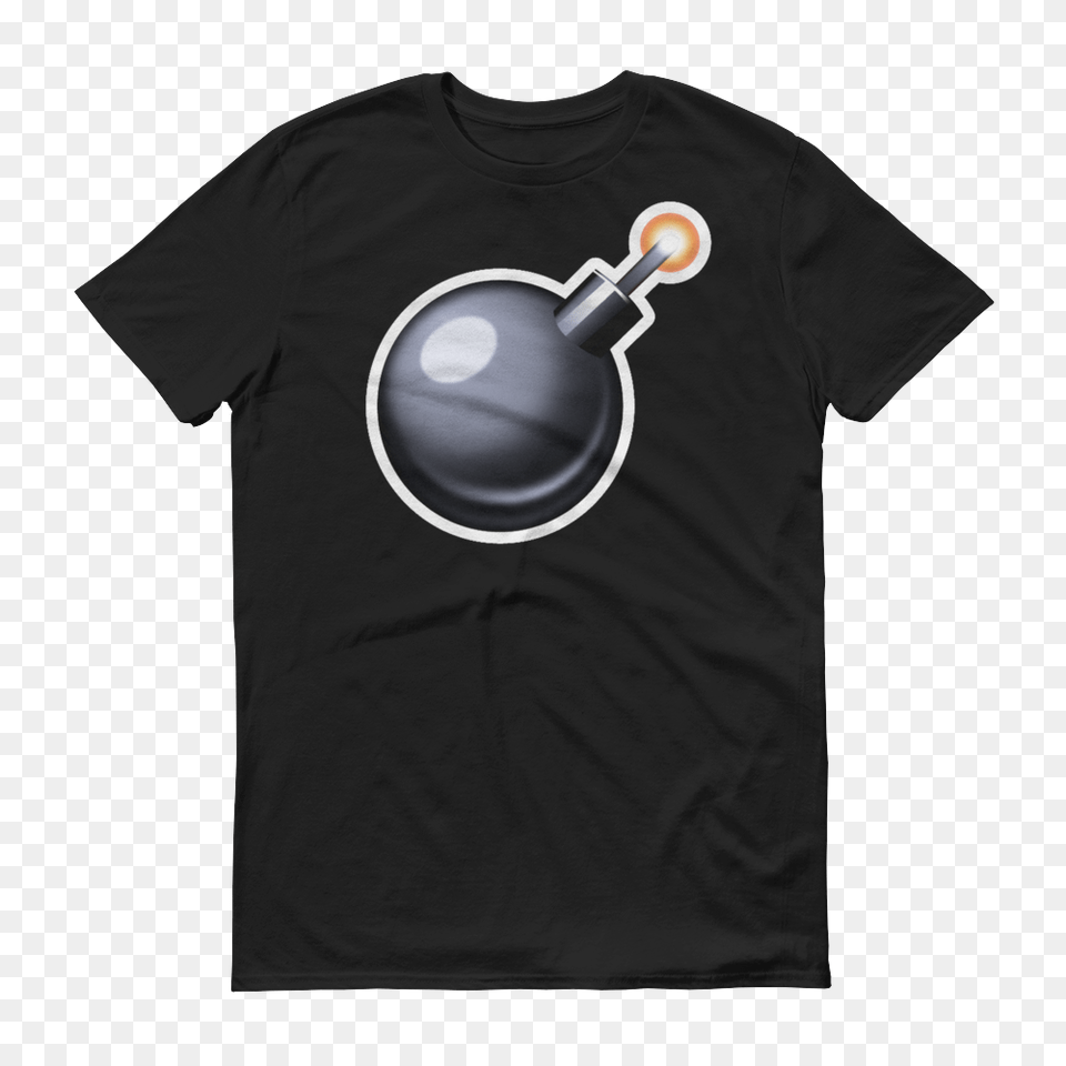 Mens Emoji T Shirt, Clothing, T-shirt, Ammunition, Bomb Png