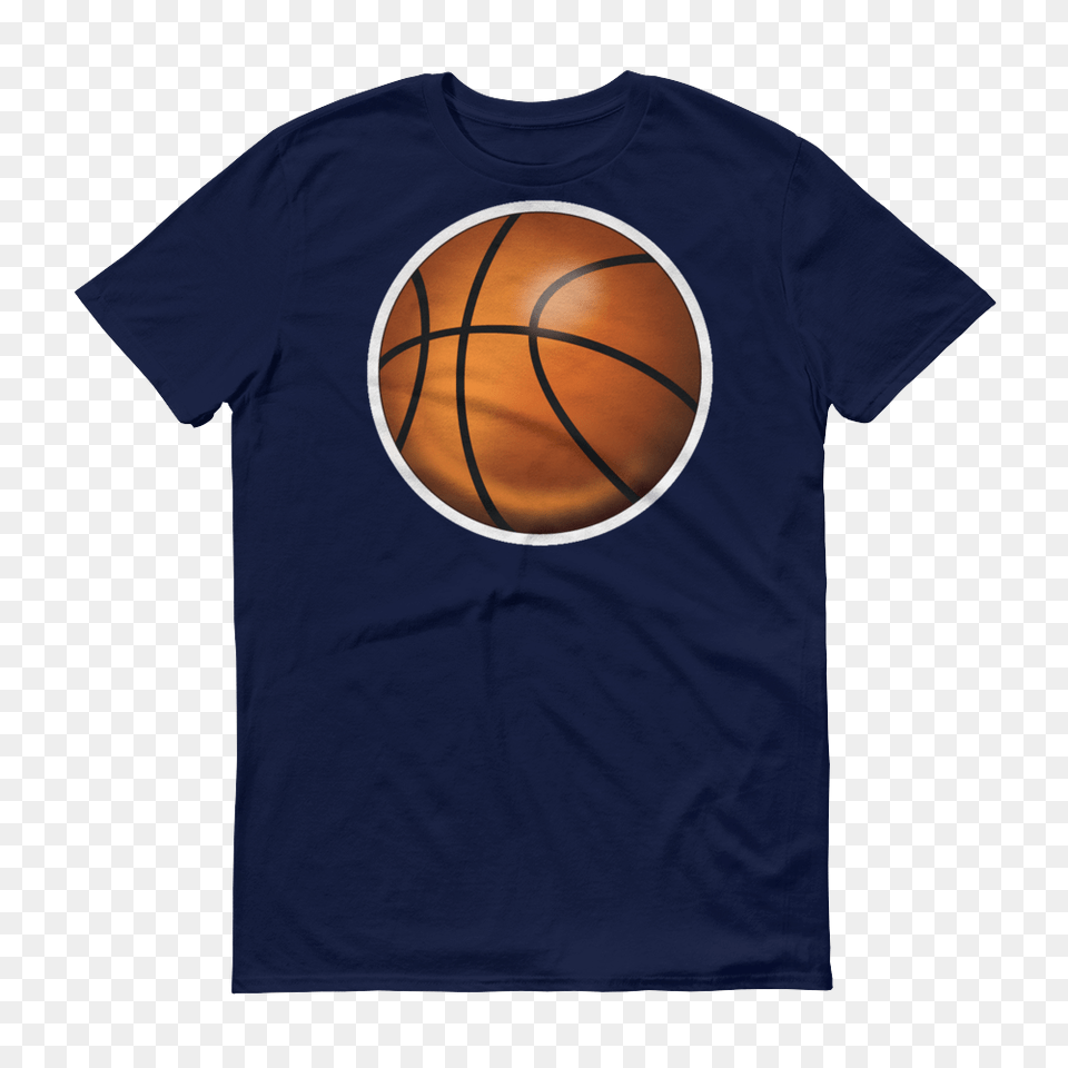 Mens Emoji T Shirt, Clothing, T-shirt, Ball, Basketball Png Image