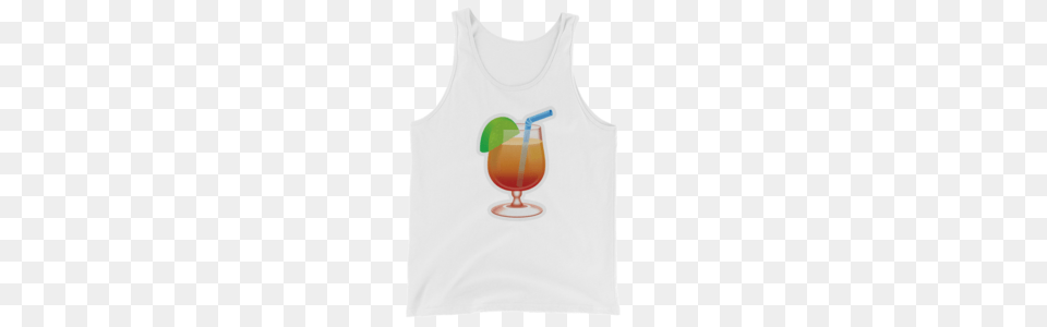 Mens Emoji Tank Top, Alcohol, Beverage, Cocktail, Glass Free Png