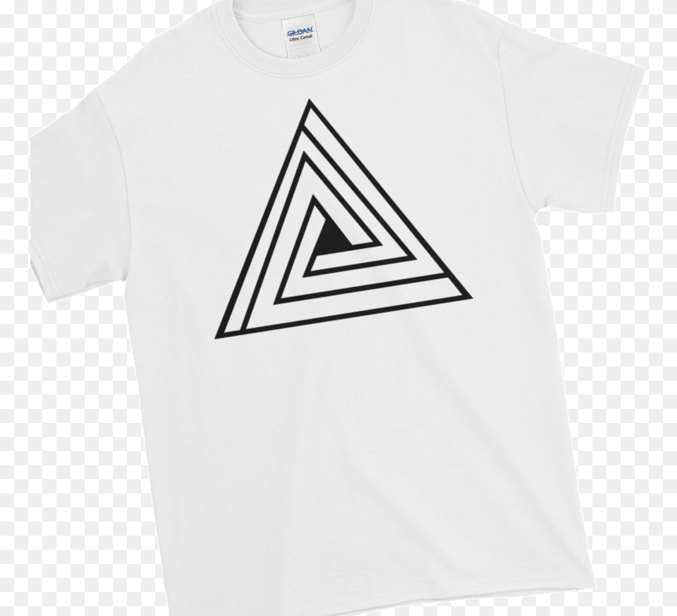 Mens Error Icon T Triangle, Clothing, T-shirt Png Image