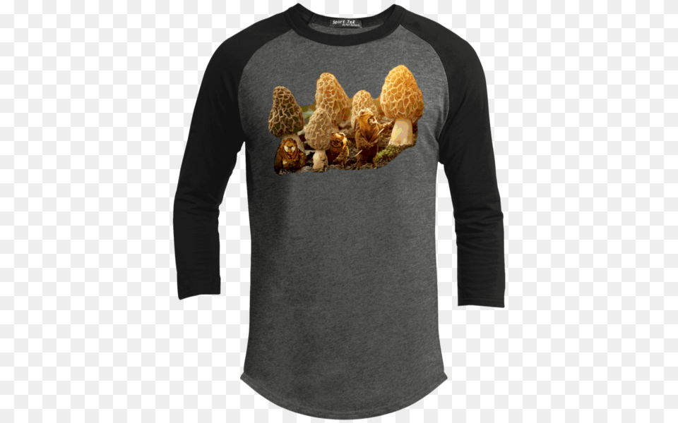 Mens Ewok Morels Sleeve T Shirt Native Morels, Clothing, Long Sleeve, T-shirt, Fungus Png Image