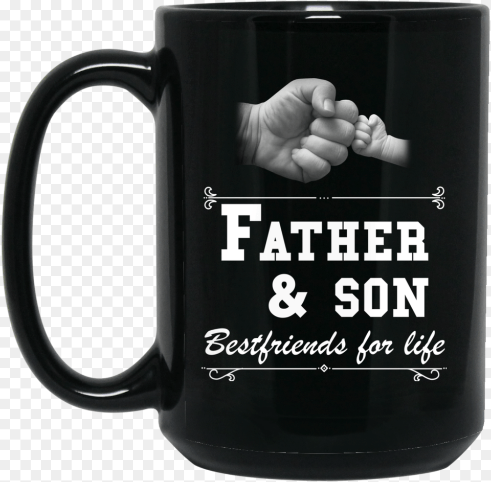 Mens Father Son Friends Fist Bump Dad Father S Day Mother Takes 20 Years, Cup, Baby, Person, Beverage Free Png Download