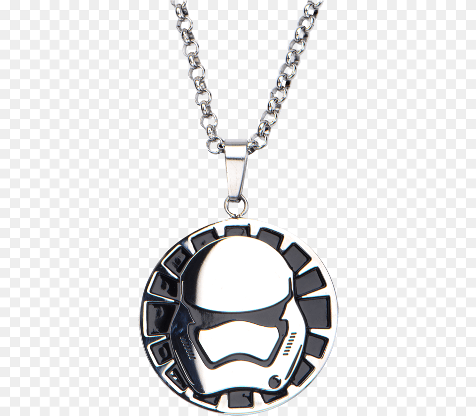 Mens First Order Stormtrooper Chain Necklace Locket, Accessories, Jewelry, Pendant Png Image