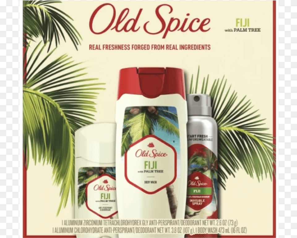 Mens Gift Guide 22 Old Spice Fiji Gift Set, Bottle, Herbal, Herbs, Plant Free Transparent Png