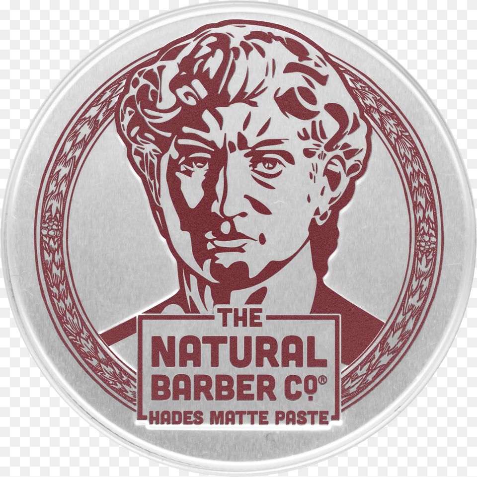 Mens Hair Putty Natural Barber Company, Sticker, Face, Head, Person Png