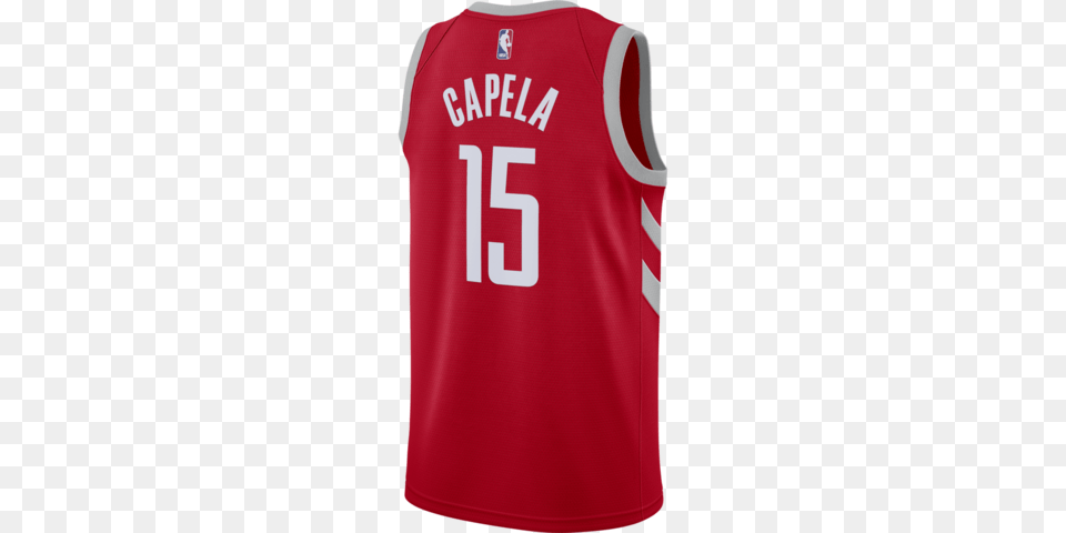 Mens Houston Rockets Nike Clint Capela Icon Edition Swingman, Clothing, Shirt, Jersey, T-shirt Free Transparent Png