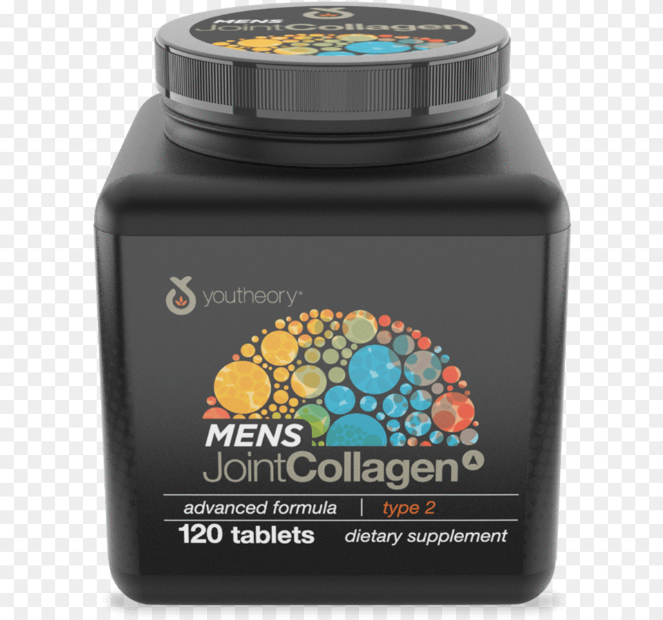 Mens Joint Collagen Youtheory Mens Collagen Advanced 160 Tablets, Bottle, Cosmetics, Perfume, Ink Bottle Free Png Download