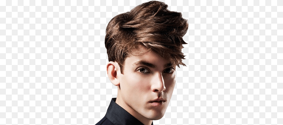 Mens Look Hair Styles Messy Side Swept Hair Men, Adult, Face, Head, Male Free Png