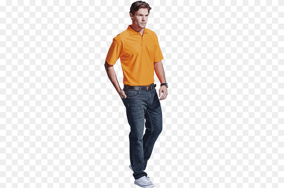 Mens Pinehurst Golfer Mm Pi Golf Shirt And Jeans, Sleeve, Pants, Clothing, Person Png Image