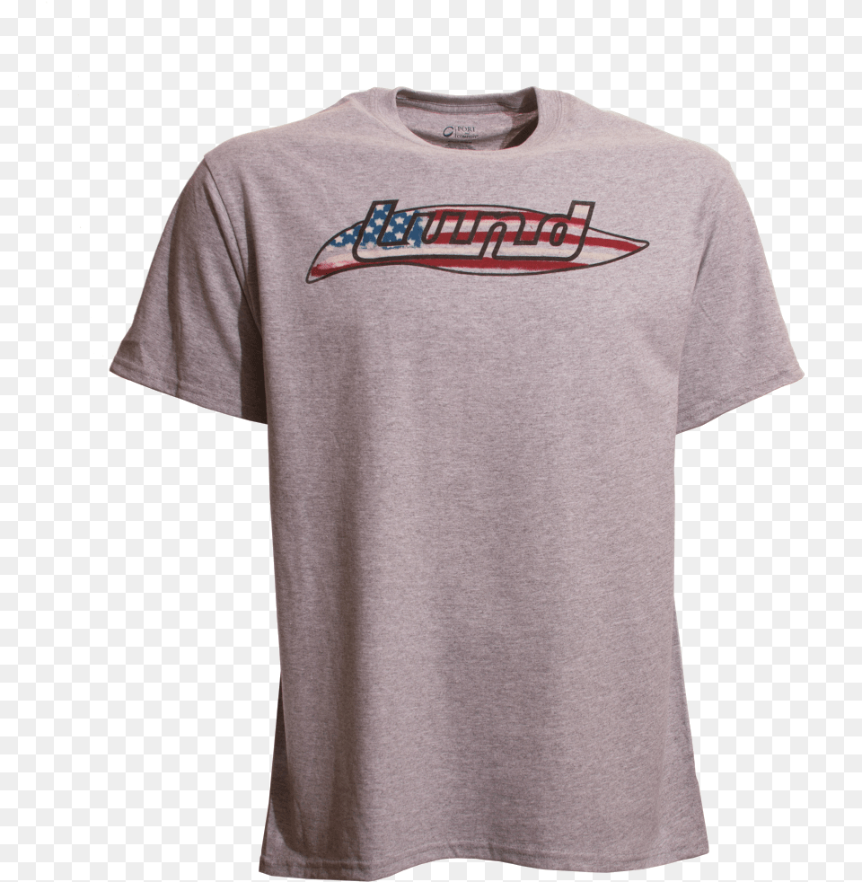 Mens Retro Logo Flag Tee Active Shirt, Clothing, T-shirt Free Transparent Png