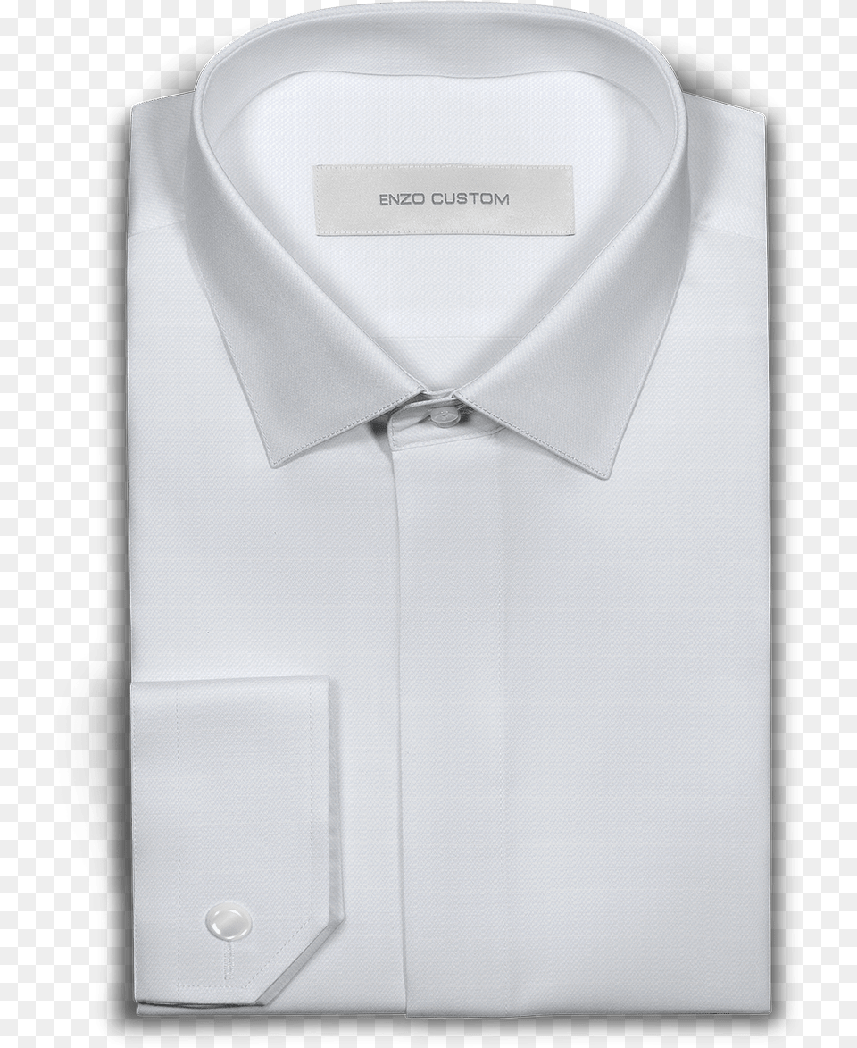 Mens Shirt White Textured, Clothing, Dress Shirt Free Png Download