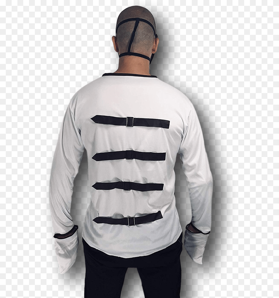 Mens Silence Lecter Straight Strait Jacket Adult Hannibal Zipper, Clothing, Sleeve, Shirt, Long Sleeve Free Transparent Png