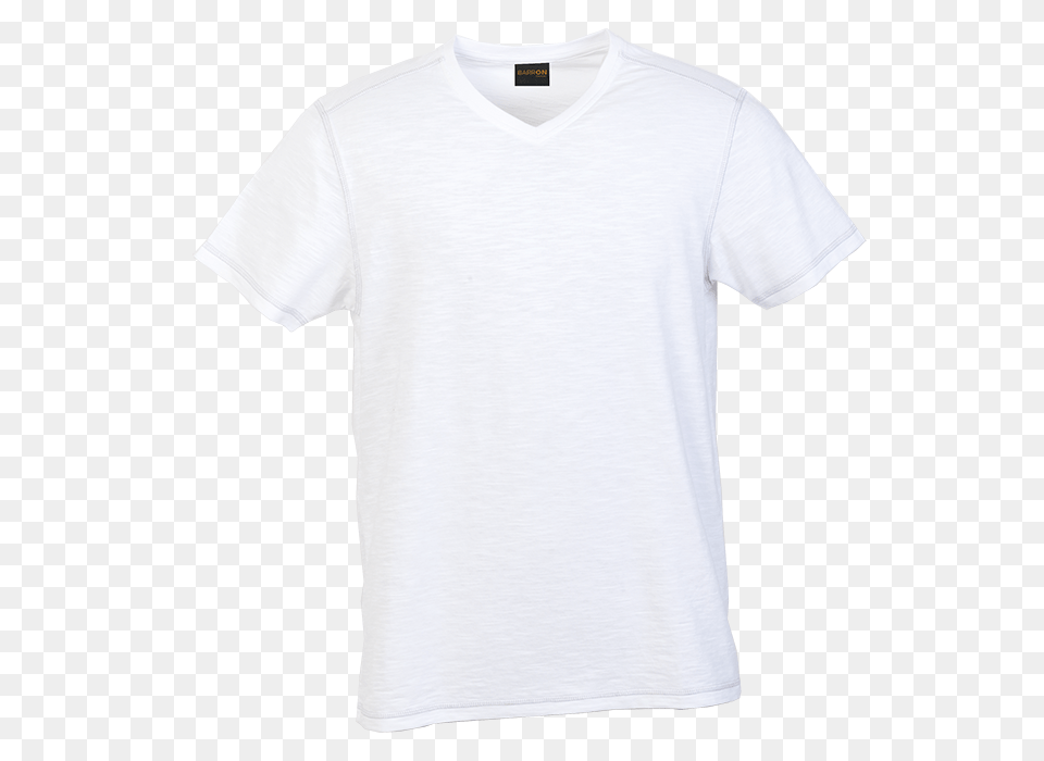 Mens Slub V Neck T Shirt Blue Chip Branding, Clothing, T-shirt Png Image