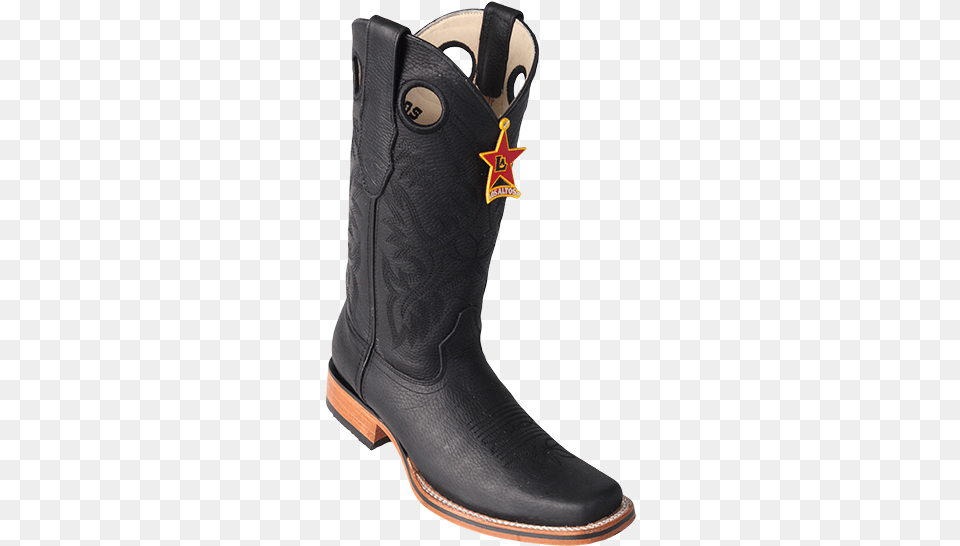 Mens Square Toe Boots Black, Boot, Clothing, Footwear, Cowboy Boot Free Png