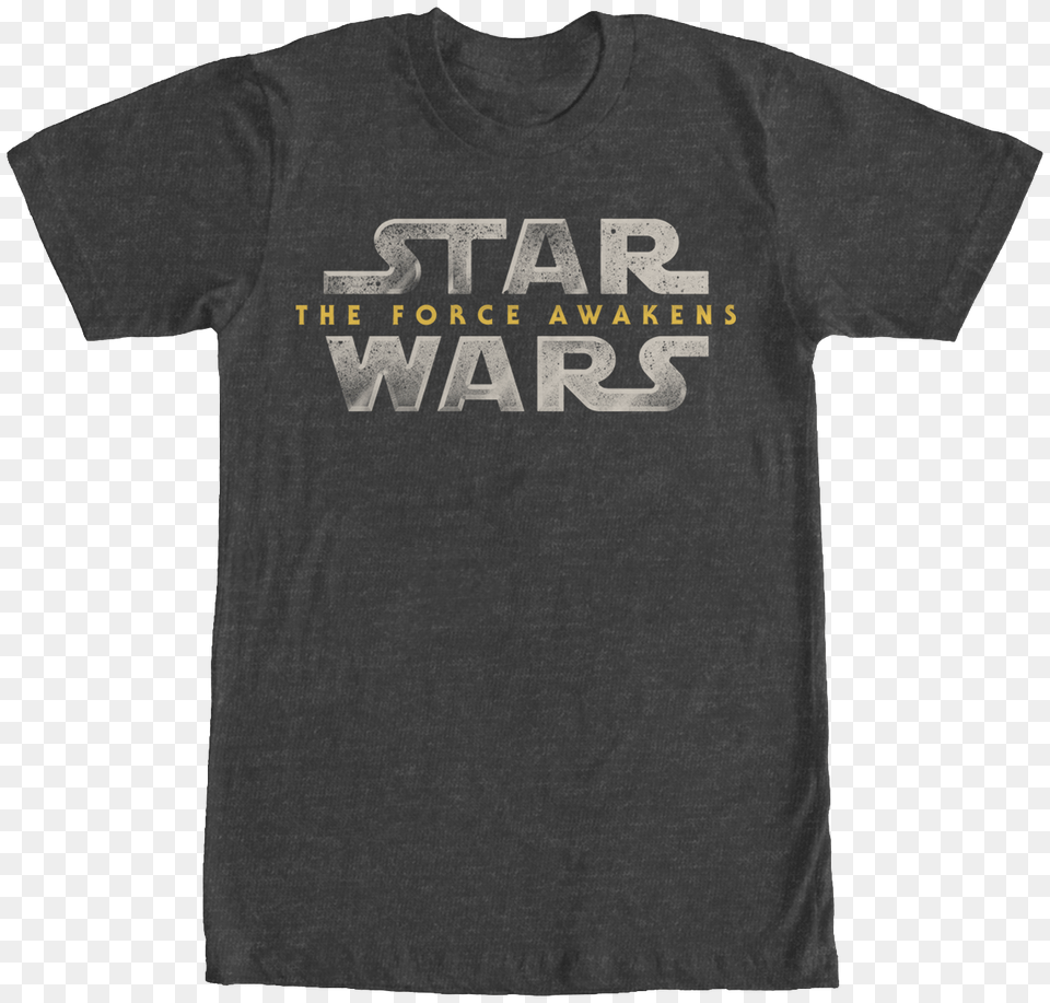 Mens Star Wars Force Awakens Logo T Shirt Star Wars Themed School Shirts, Clothing, T-shirt Png