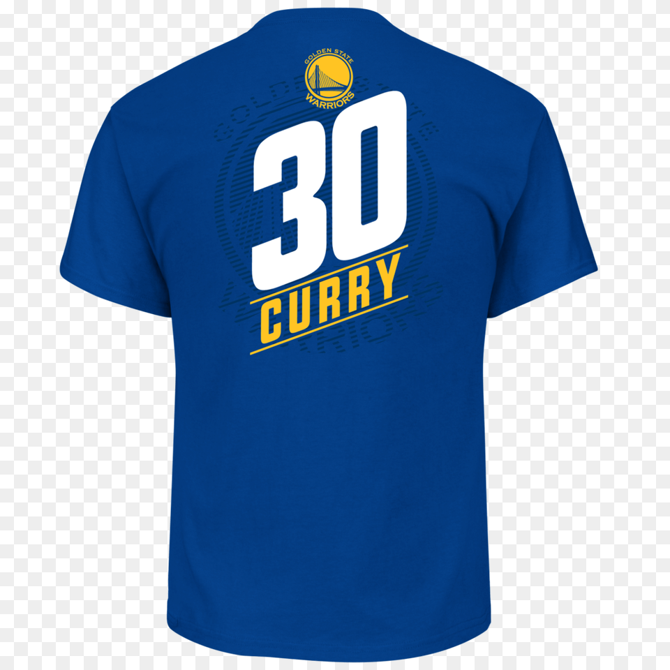 Mens Stephen Curry Golden State Warriors Majestic Blue Possession Nam, Clothing, Shirt, T-shirt, Jersey Free Png Download