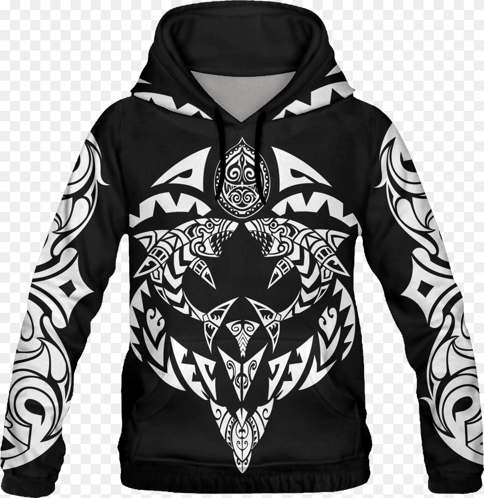 Mens Sublimation Hoodie Front A Bac A Tribal Design Hoodie, Clothing, Hood, Knitwear, Sweater Png