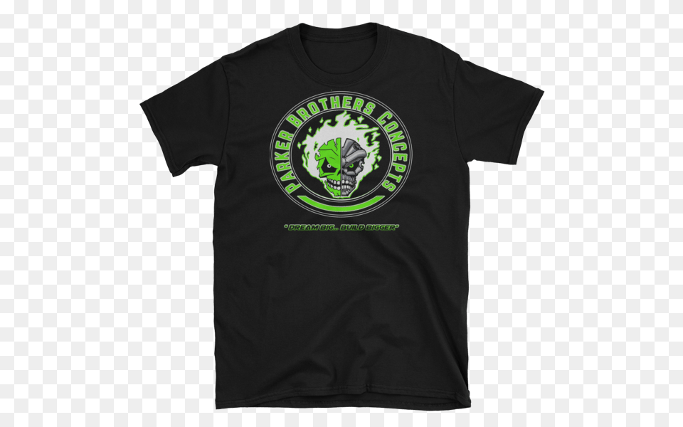 Mens T Shirt Green Skulls Parker Brothers Concepts, Clothing, T-shirt Png Image