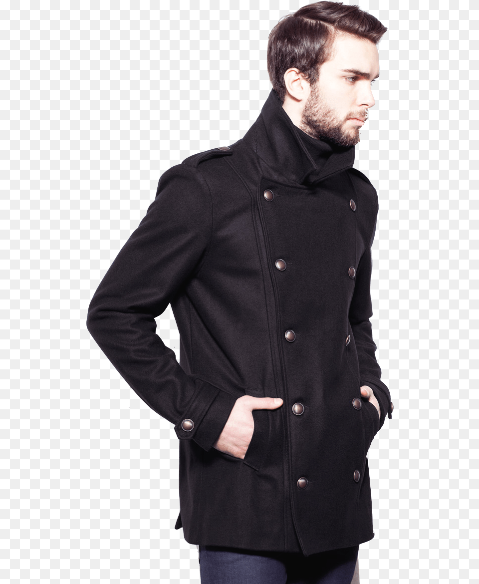 Mens Winter Coat Overcoat, Clothing, Jacket, Face, Head Free Transparent Png