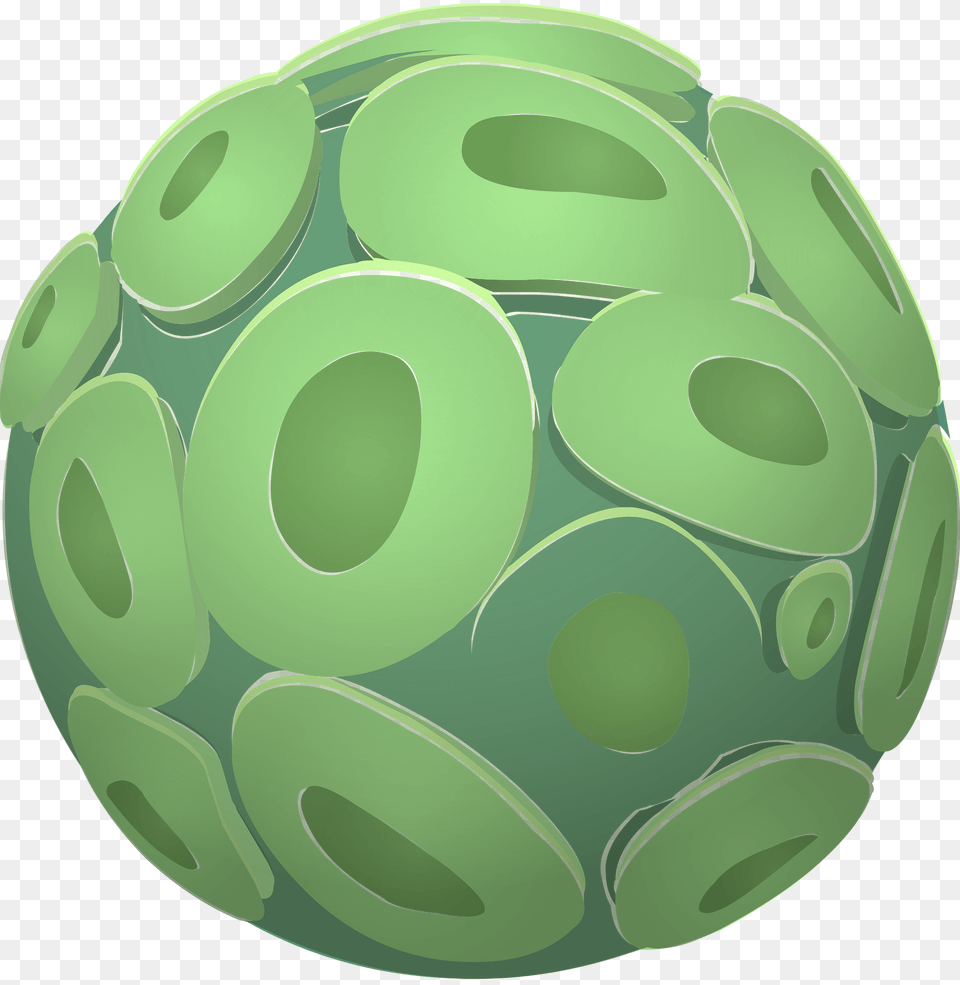 Mental Fantasy Theory Clipart, Green, Sphere, Ammunition, Grenade Free Png Download